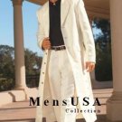 Men'S Very Long Fashion Ivory/Off White Zoot Suit