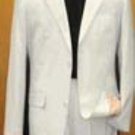 2 Button Tapered Cut Half Lined Flat Front Linen Suit