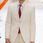 Men'S Suit 2-Button Ivory Off White + Free Tie
