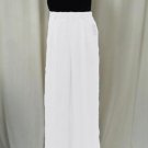 Mens Super 22" Wide-Leg Pleated Baggy Style Dress Pants White