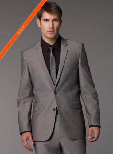 Men'S Grey Tonic Slim Fit Suit