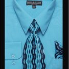 Men'S Classic Dress Shirt Turquoise