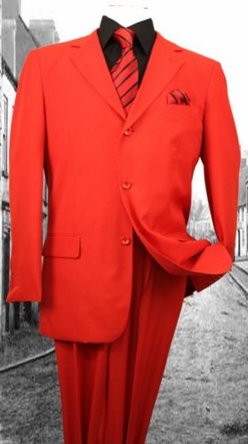 Super 120'S G-Red Solid Color Suit