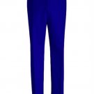 Flat Front Regular Rise Slacks - Royal Blue