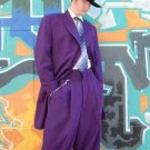Beautiful Mens Purple Longer Fashion Dress With Nice Cut Smooth Fabric
