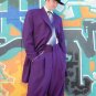 Beautiful Mens Purple Longer Fashion Dress With Nice Cut Smooth Fabric