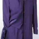 Beautiful Mens Purple Longer Fashion Dress With Nice Cut Smooth Fabric Vested