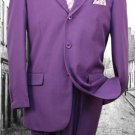 Super 120'S G-Purple Solid Color Suit