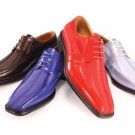 Satin Bike Toe Lace Shoes Availble In Royal Blue & Red