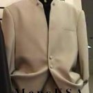 Exclusive Style Tan~Taup~Khaki  Mandarin Collar With 2 Button Front Style (Can Use Tie With )
