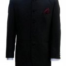 Mens Mandarin Banded Nerue Nehru Collar 5 Button Oriantal Suit