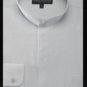 Basic Banded Collar Shirt Silver