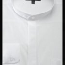 Basic Banded Collar Shirt White
