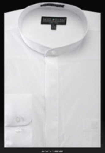 Basic Banded Collar Shirt White