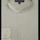 Basic Banded Collar Shirt Olive