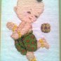 Thai kid with rattan ball
