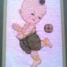 Thai kid with rattan ball