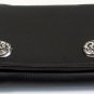 FLAME 925 SILVER GENUINE COWHIDE LEATHER MENS WALLET