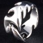 TRIBAL BLADE TATTOO 925 STERLING SILVER MENS BAND RING