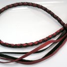 RED BLACK GENUINE COW LEATHER BELT JEAN WALLET CHAIN NR