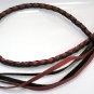RED BLACK GENUINE COW LEATHER BELT JEAN WALLET CHAIN NR