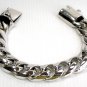 FIGARO CUBAN STERLING SILVER MENS CHAIN BRACELET 8" NEW