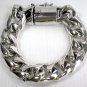 FIGARO CUBAN STERLING SILVER MENS CHAIN BRACELET 8" NEW