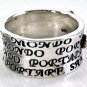 YELLOW GOLD CROSS STERLING SILVER MENS RING Sz 10 NEW