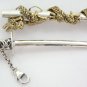 YELLOW GOLD DRAGON SWORD STERLING SILVER PENDANT NEW