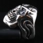 DIAMOND HEAVY MAFIA SKULL STERLING SILVER RING ALL SIZES