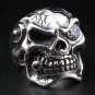 DIAMOND HEAVY MAFIA SKULL STERLING SILVER RING ALL SIZES