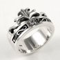 DIAMOND CELTIC CROWN 925 STERLING SILVER RING Sz 13 NEW