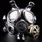 GAS MASK .925 STERLING SILVER MENS RING NEW