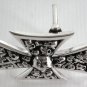SKULL STACK SOLID 925 STERLING SILVER BELT BUCKLE NEW