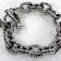 MUSCLE BONE 925 STERLING SILVER CHAIN BRACELET NEW