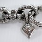 MUSCLE BONE 925 STERLING SILVER CHAIN BRACELET NEW