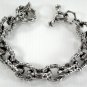 MUSCLE BONE 925 STERLING SILVER CHAIN BRACELET NEW