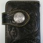 Indian Western Tattoo Genuine Leather Biker Wallet New