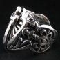 KNIGHT SWORD 925 STERLING SILVER MENS RING Sz 8.5 NEW