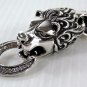 DIAMOND KING LION LEO STERLING SILVER PENDANT CHAIN
