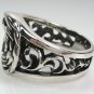 GARNET AMERICAN EAGLE STERLING SILVER MENS RING Sz 13