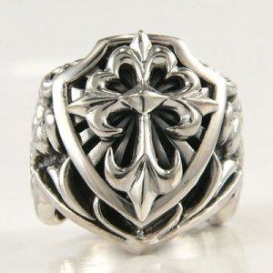 BIG CROSS SOLID 925 STERLING SILVER MENS RING Sz 14 NEW