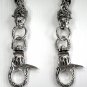 LION FLAME 925 STERLING SILVER MENS WALLET CHAIN NEW