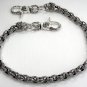 LION FLAME 925 STERLING SILVER MENS WALLET CHAIN NEW