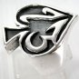 Number 13 Spade Gothic 925 Sterling Silver Ring