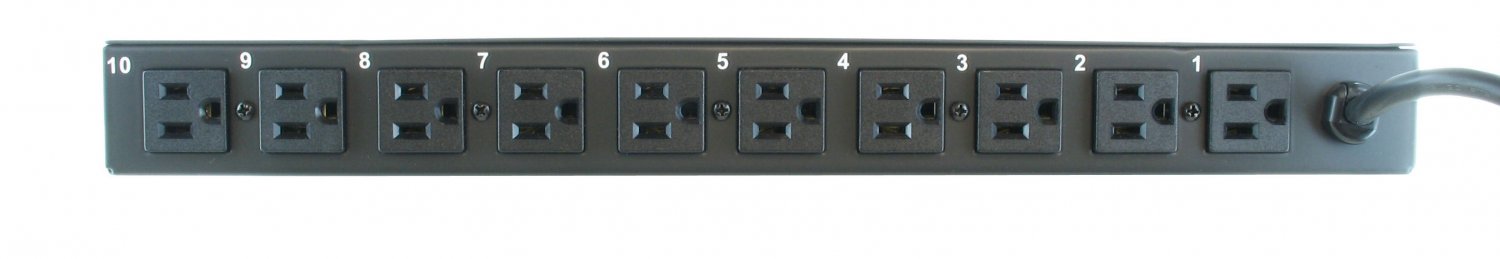 Rocker Switch Panel Strip Toggle On/Off Rack Mount PDU