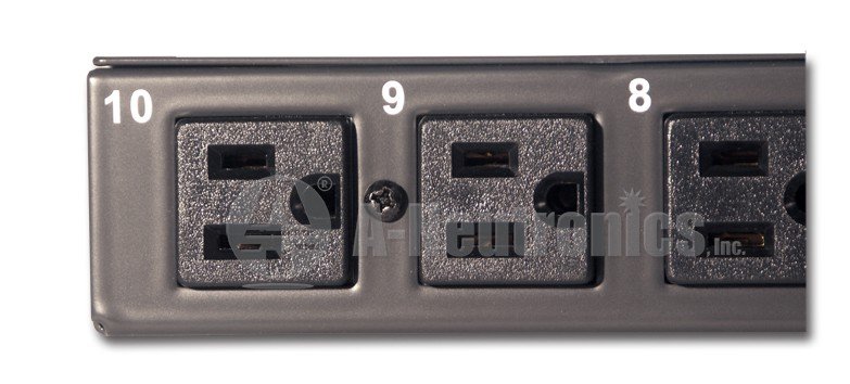 Rocker Switch Panel Strip Toggle On/Off Rack Mount PDU