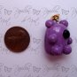 Purple Teddy Bear Charm