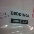 BNIP IKEA BEDDINGE BEIGE Sofa Bed SlipCovers 800.618.91 FULL SET OF COVERS ONLY