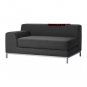 IKEA KRAMFORS LEFT 2 Seat Sofa SlipCover in MYRBY GREY